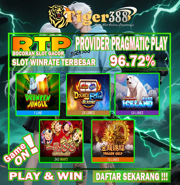 Tiger388 Games Slot Populer RTP Tinggi Terupdate