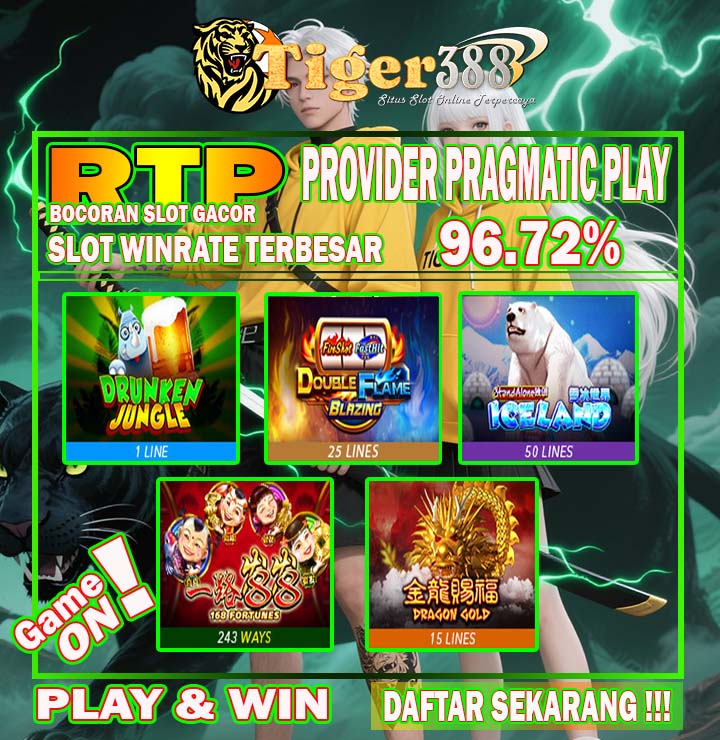 Tiger388 Situs Slot Gacor RTP Tinggi Terbaik