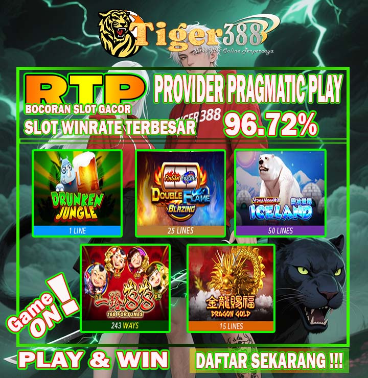 Tiger388 Rekomendasi Slot Mudah Menang Jackpot